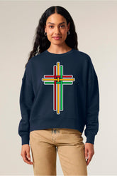 Faith Multicoloured Cross Sweatshirt